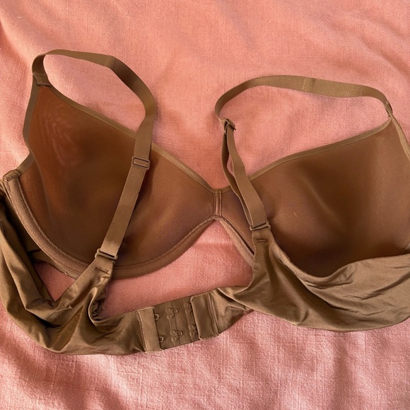 Skims 42A scoop ultra mesh weightless bra sienna nude - Picture 6 of 6
